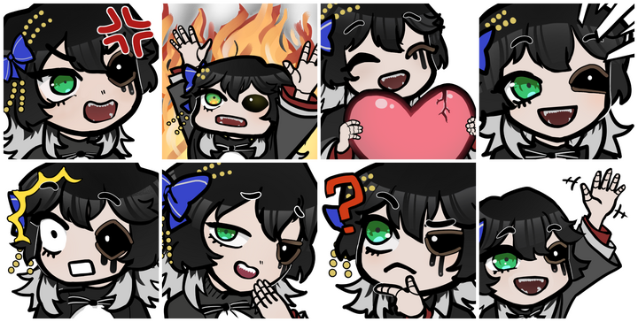 8 emotes for Miksa Phryke